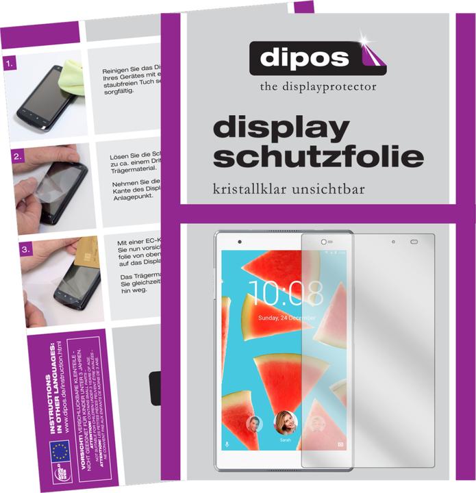 Produktbild Dipos Displayschutzfolie Crystalclear (2 Stück, Lenovo Tab 4 8 Plus)