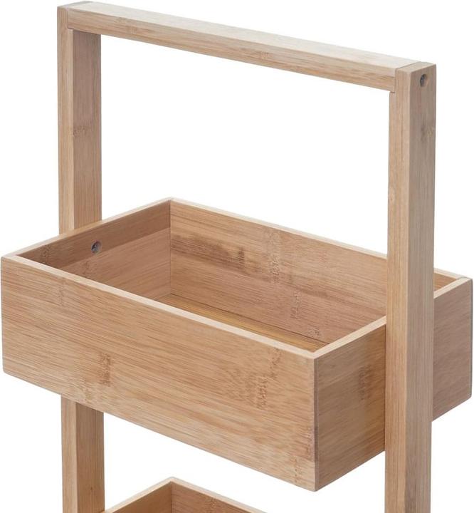Actual product image Jamb Bathroom shelf with 4 baskets (88.5 x 28.5 x 15 cm)