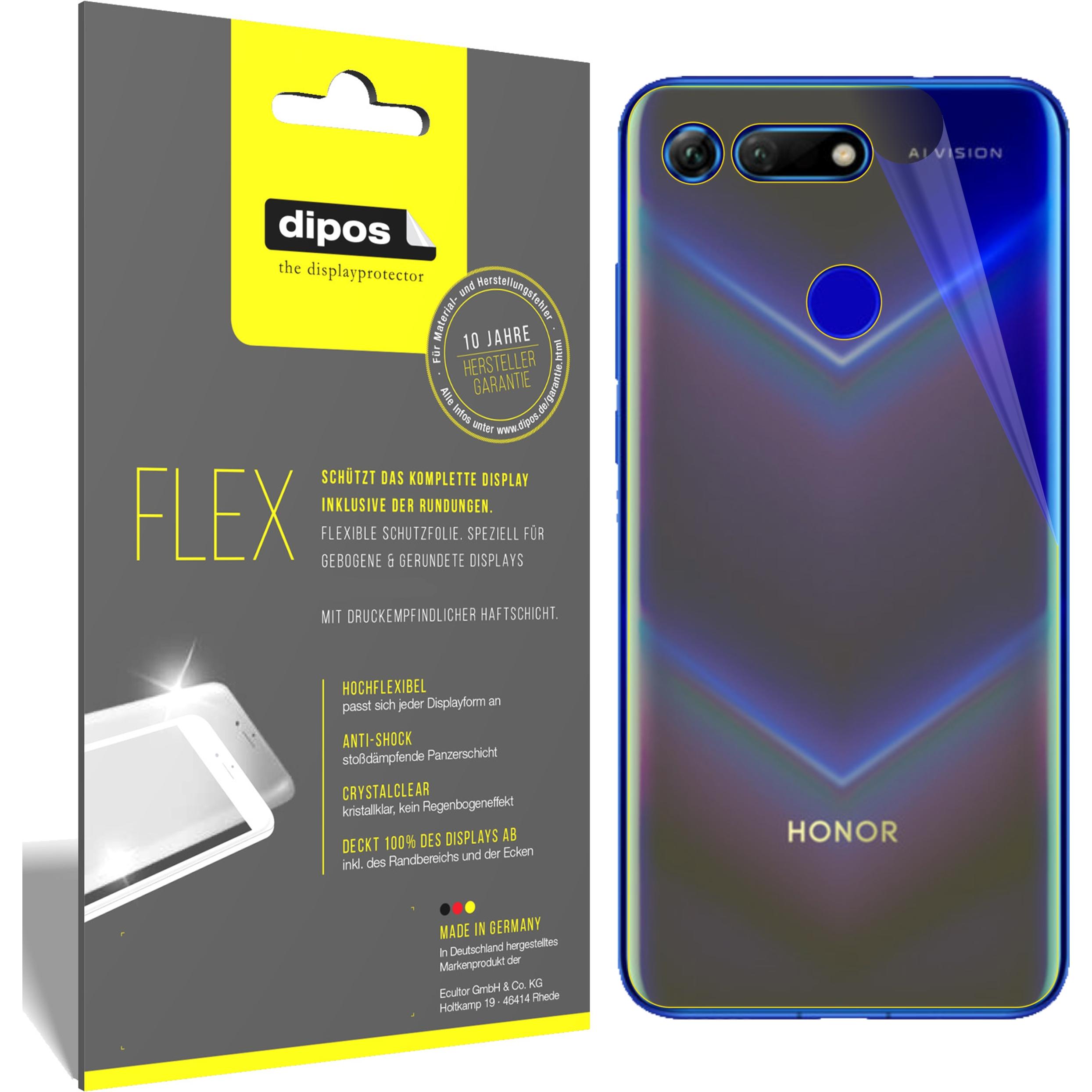 Thumbnail - Dipos Displayschutzfolie Full-Cover 3D (2 Stück, Honor View 20), Smartphone Schutzfolie, Transparent
