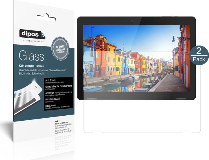 Image du produit Dipos Film de Protection d’écran Anti-Shock (2 pièce(s), Trekstor Surftab B10)