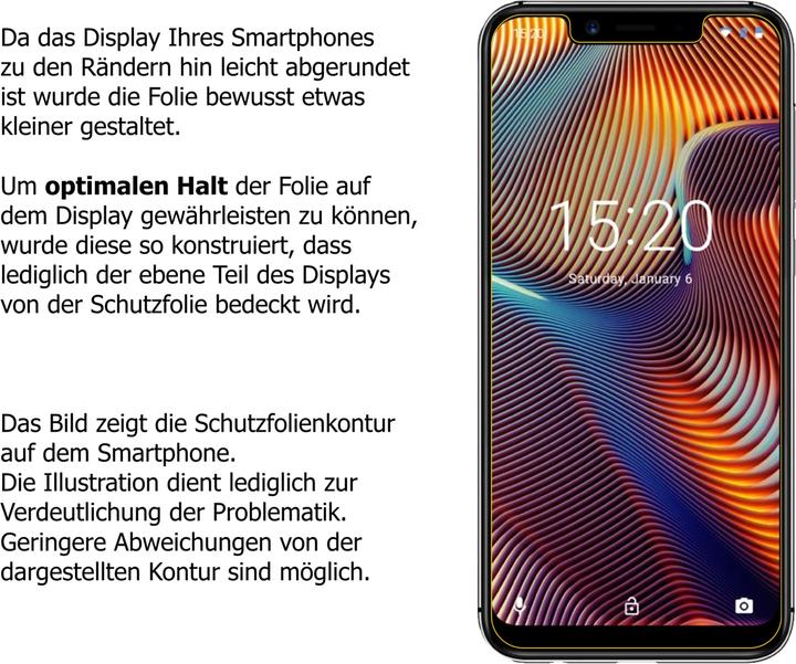 Produktbild Dipos Displayschutz Anti-Shock (1 Stk., Umidigi A3 Pro)