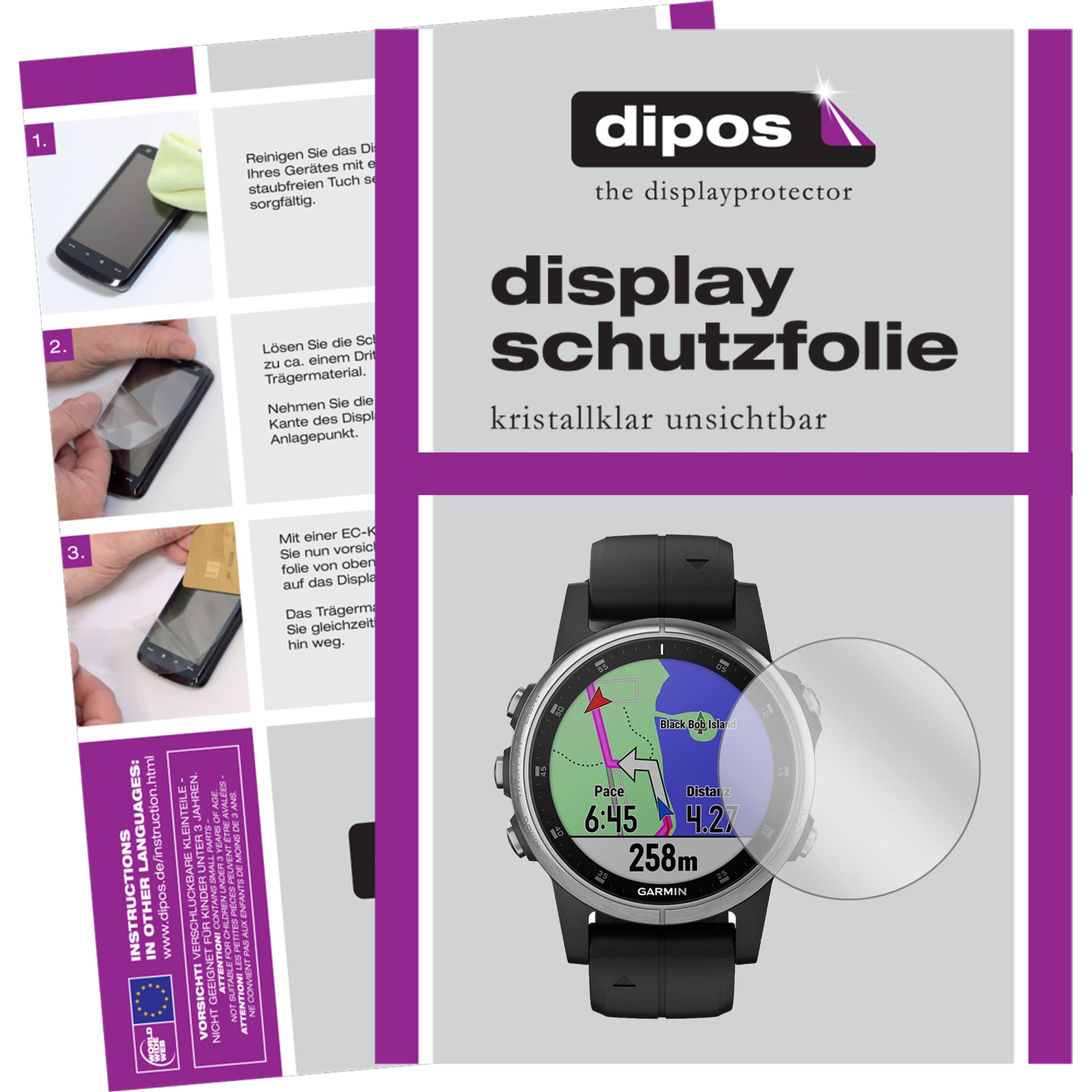 Thumbnail - Dipos Displayschutzfolie Crystalclear, Smartwatch Schutzfolie, Transparent