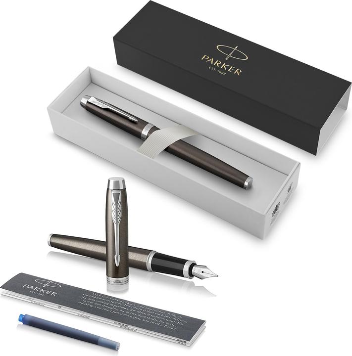 Actual product image Parker Pen IM Dark Espresso C.C. (Silver, Gun metal, 1 x)