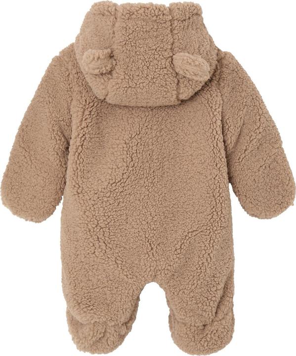Vertbaudet Baby Winter-Overall aus Webpelz mit Ohren und Recycling-Wattierung