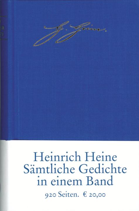 Produktbild Sämtliche Gedichte in zeitlicher Folge (Deutsch, Heinrich Heine, 2007)