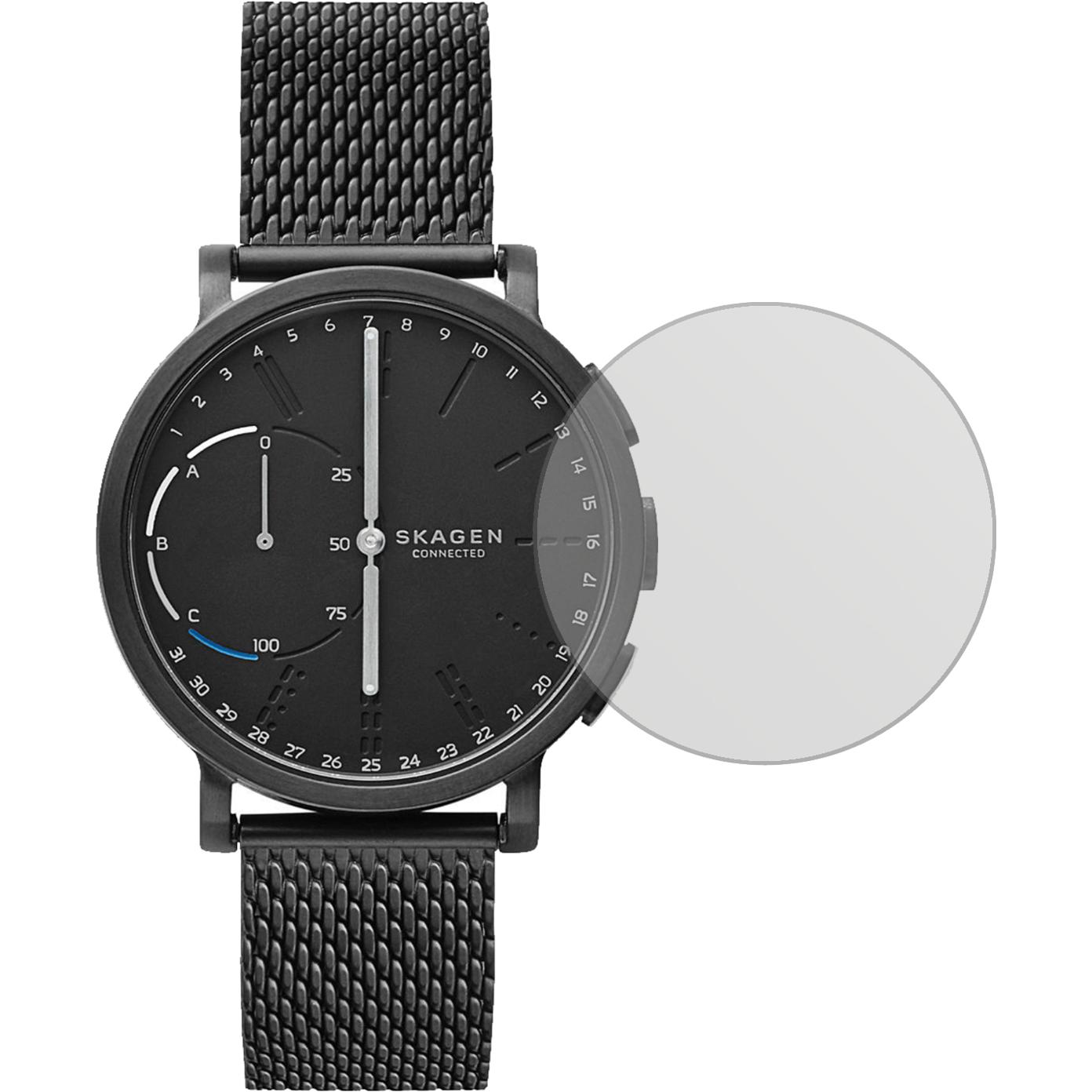 Dipos Displayschutzfolie Antireflex, Smartwatch Schutzfolie, Transparent