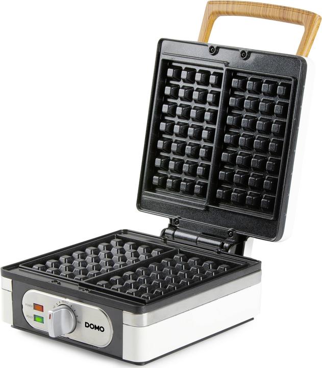 Produktbild Domo WAFFELEISEN – POWDER WHITE Waffeleisen Weiss
