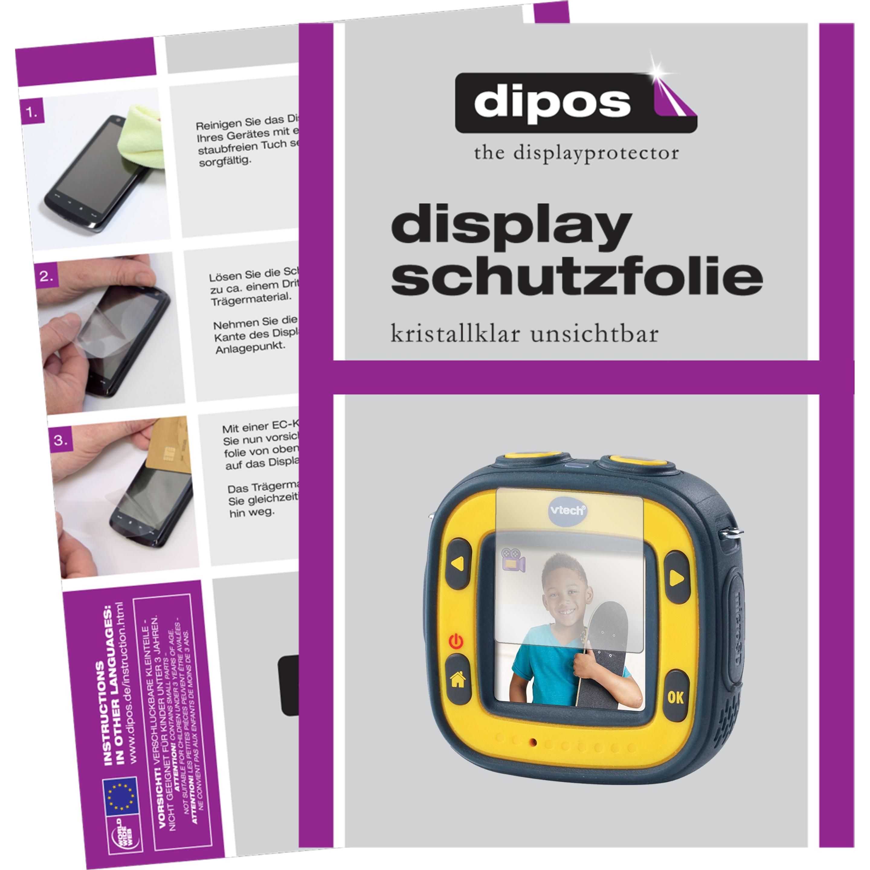 Thumbnail - Dipos Displayschutzfolie Crystalclear (Displayschutz, Vtech Kidizoom Action Cam), Kameraschutz, Transparent