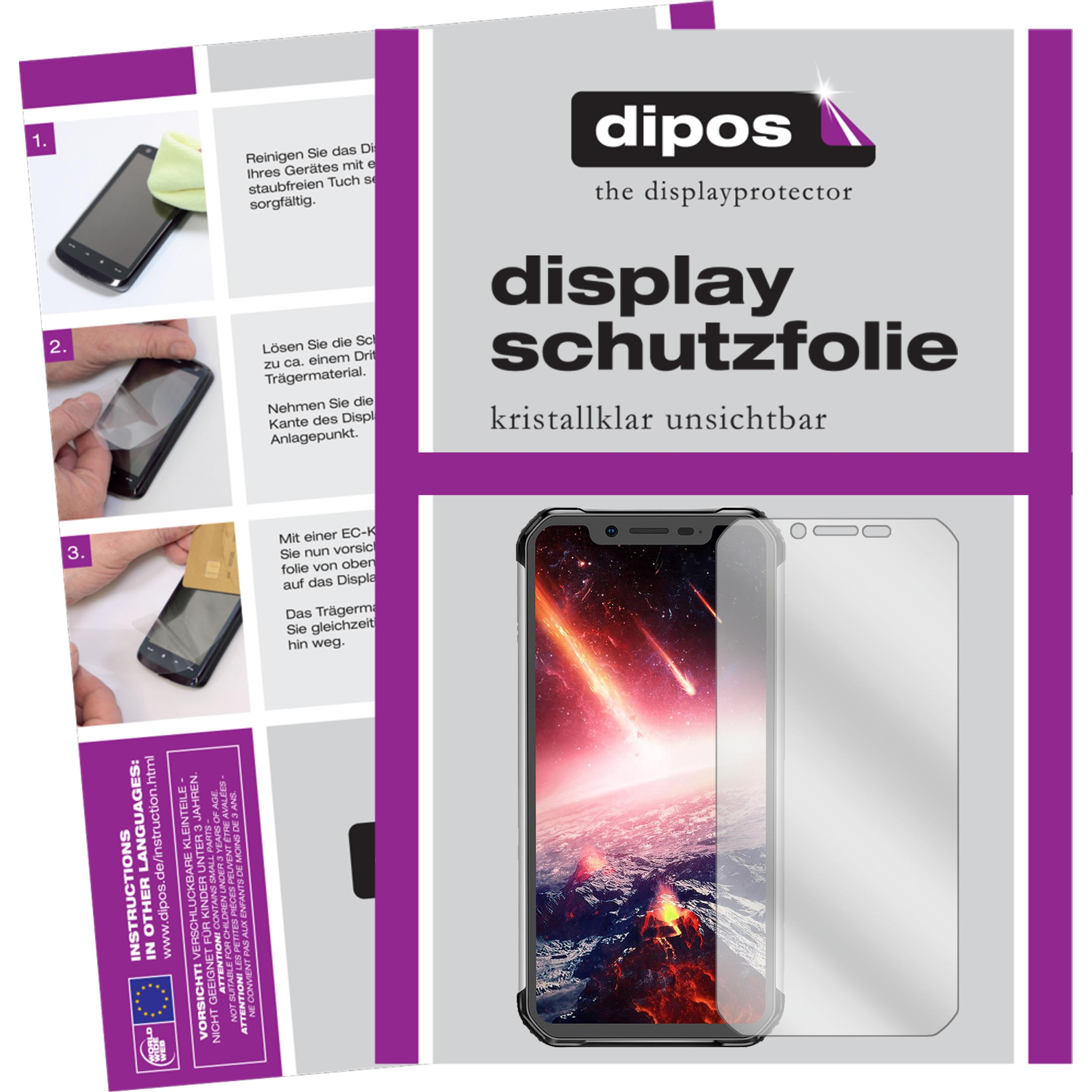 Dipos Displayschutzfolie Crystalclear (1 Stück, Blackview BV9600 Pro), Smartphone Schutzfolie, Transparent