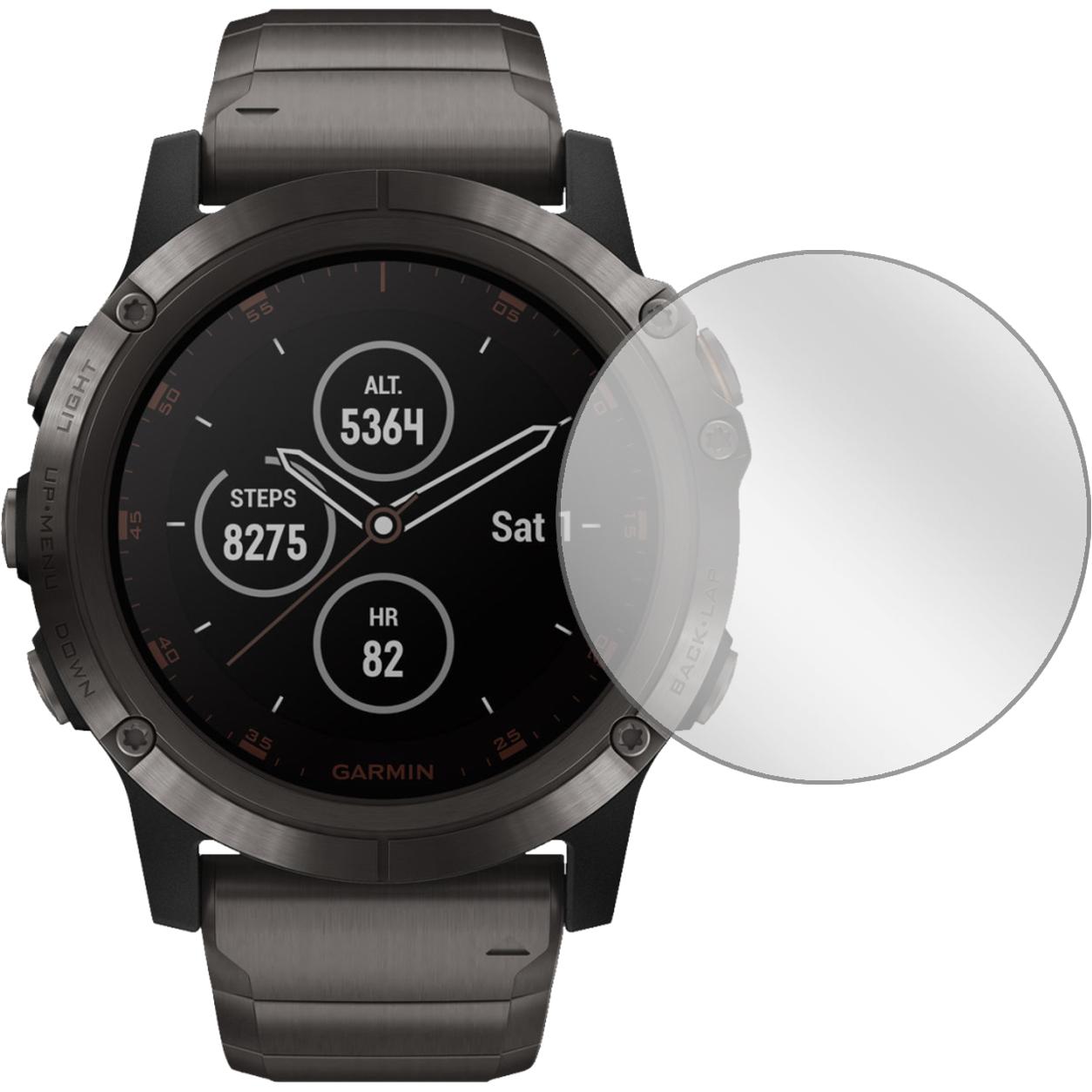 Dipos Displayschutzfolie Crystalclear, Smartwatch Schutzfolie, Transparent