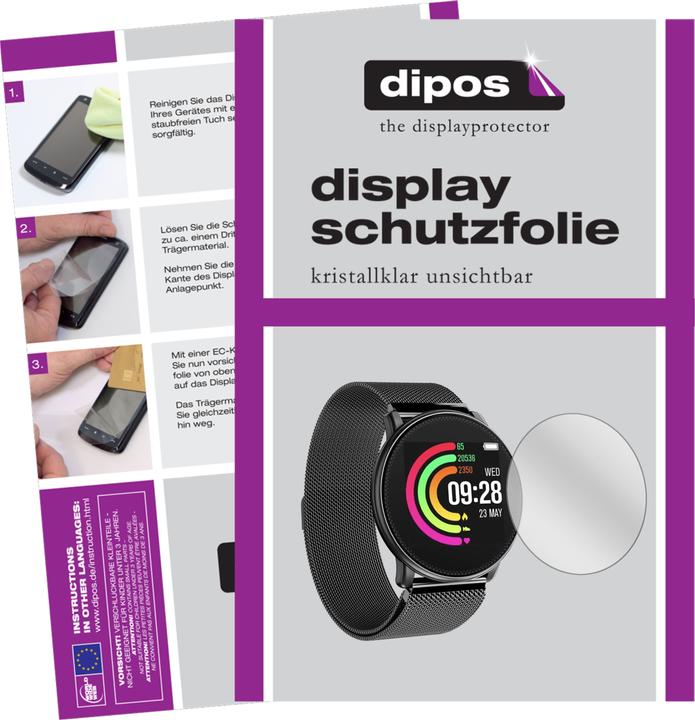 Image du produit Dipos Film de Protection d’écran Crystalclear (Uwatch)