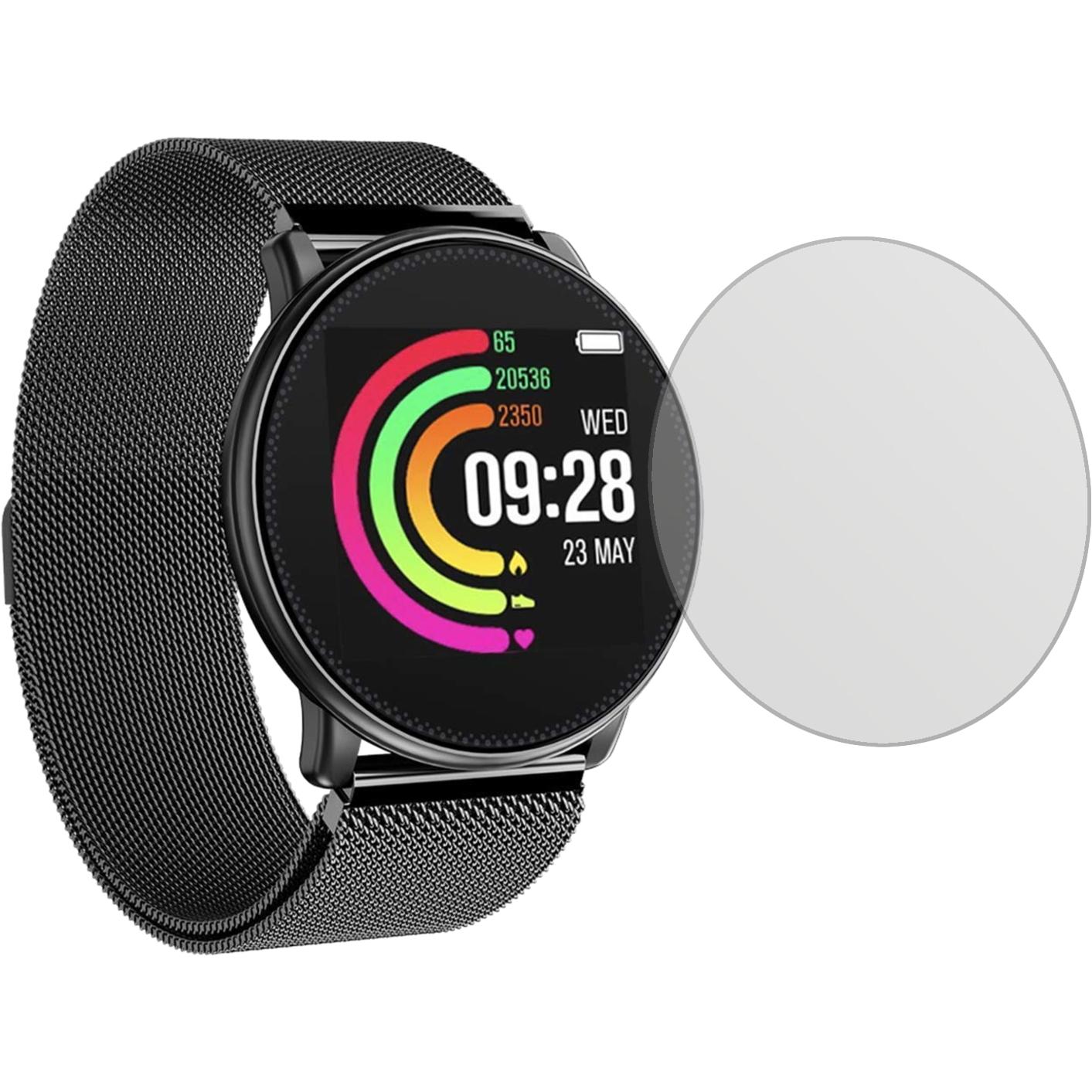 Dipos Displayschutzfolie Antireflex, Smartwatch Schutzfolie, Transparent