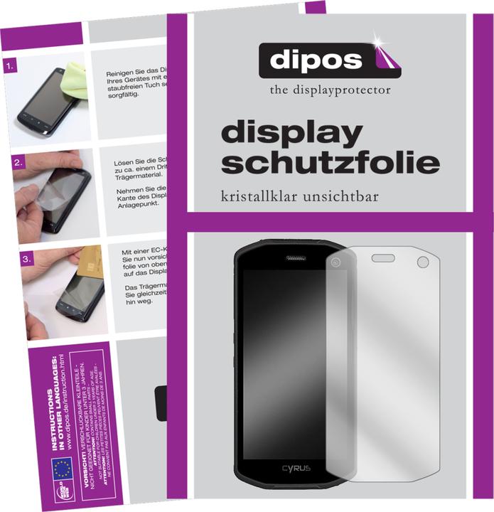 Produktbild Dipos Displayschutzfolie Crystalclear (5 Stk., Cyrus CS 28 Hipster)