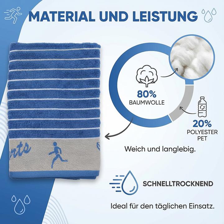 Produktbild Champ Herren Sport-Handtuch (120 x 60 cm)