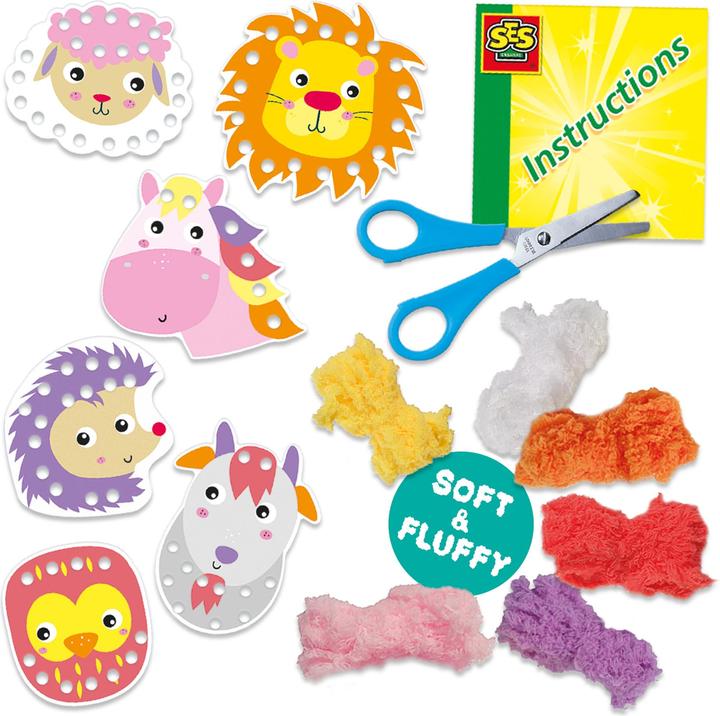 Produktbild Ses Creative Fluffy loops - Tiere aus flauschigem Garn