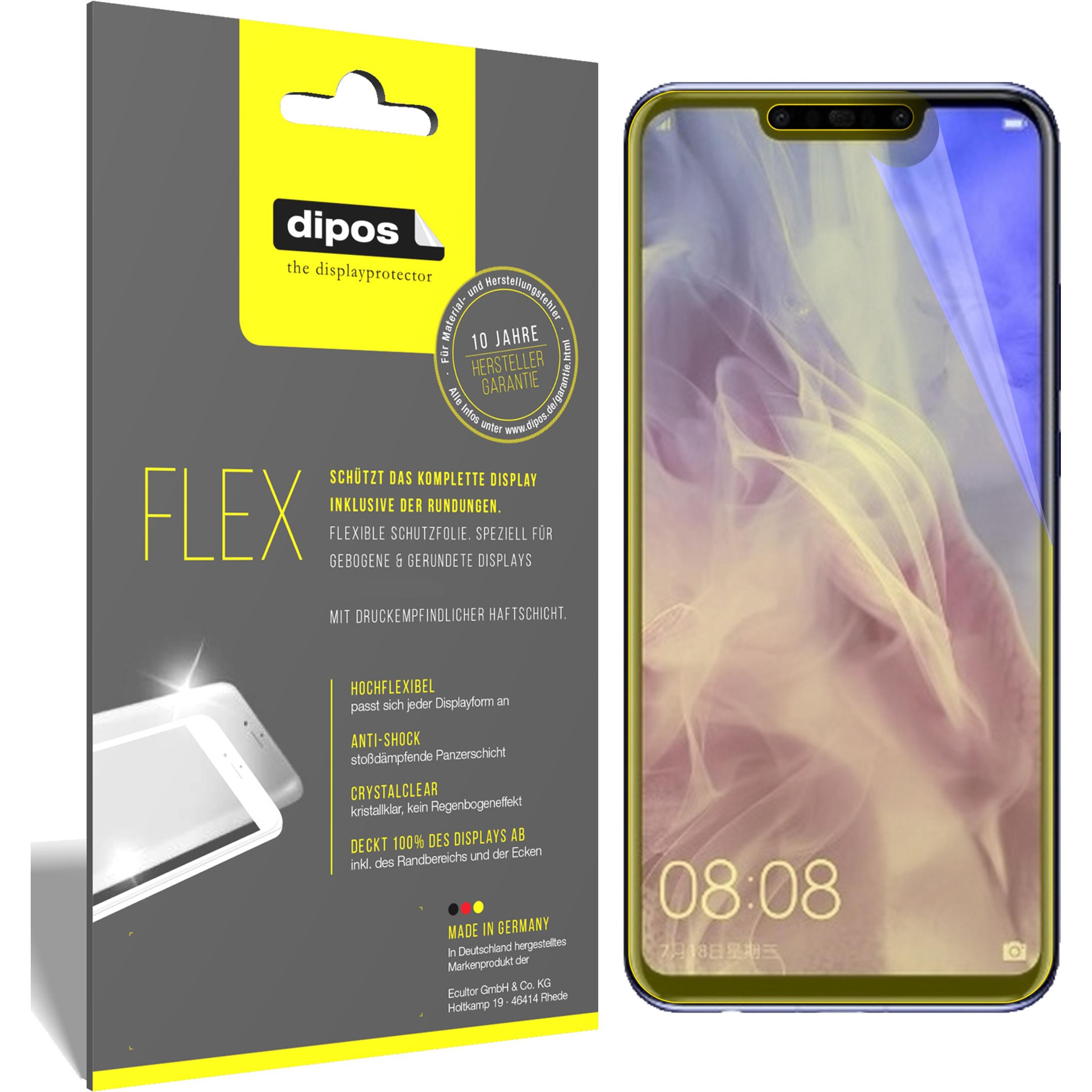 Thumbnail - Dipos Displayschutzfolie Full-Cover 3D (3 Stück, Huawei Nova 3), Smartphone Schutzfolie, Transparent