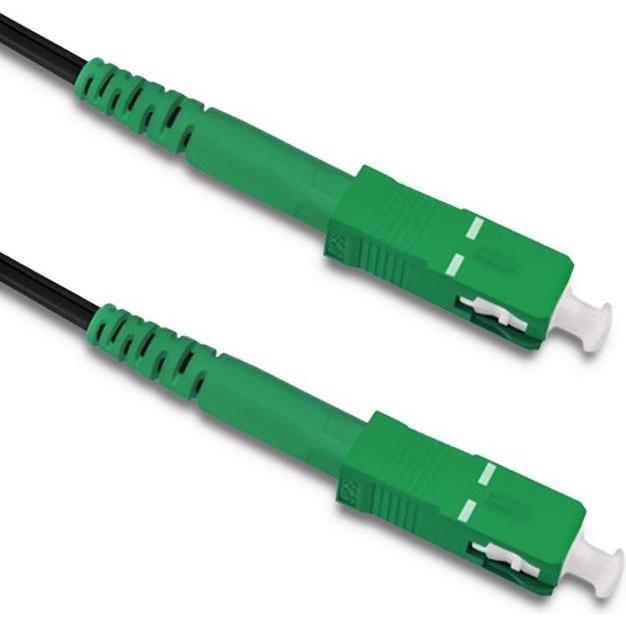 Qoltec Cavo patch in fibra ottica SC/APC - SC/APC messaggio simplex circa 100 m, Cavo di rete