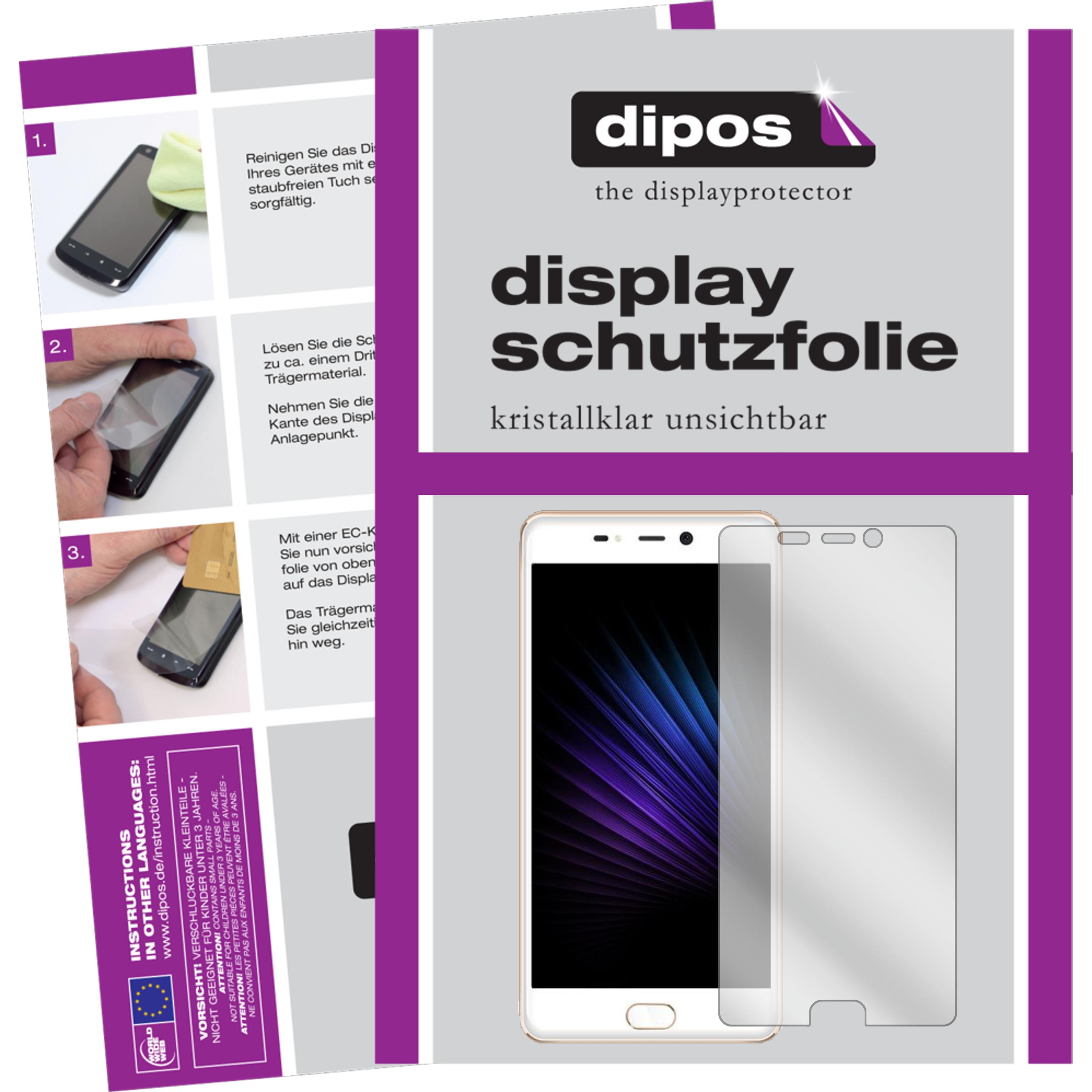 Thumbnail - Dipos Displayschutzfolie Crystalclear (5 Stück, Leagoo T5), Smartphone Schutzfolie, Transparent