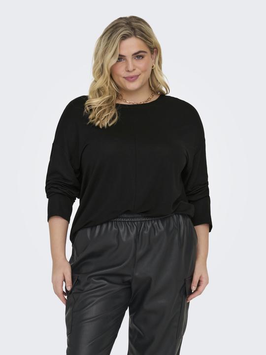Actual product image Only Curvy plain top with long sleeves (46, 48)