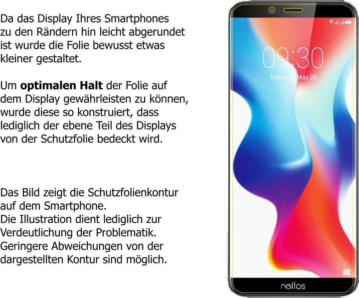 Actual product image Dipos Screen Protector Anti-Glare (2 pcs., TP-Link Neffos X9)