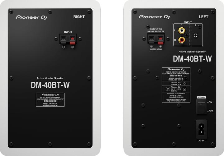 Image du produit Pioneer DJ Dm-40bt (Actif, Couples, 2x 21 W)