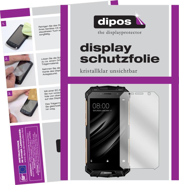 Pellicola Protettiva In Cristallo Per Medion Life E5008 – 2 Pezzi, Taglio Laser, HD, Antigraffio, Made In Germany