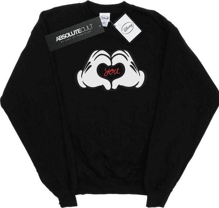 Produktbild Disney Mickey Mouse Loves You Sweatshirt Mädchen (128)