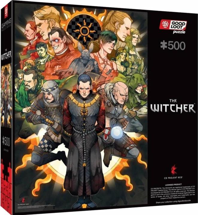 Produktbild Good Loot Gaming Puzzle: The Witcher Nilfgaard (500 pieces) (500 Teile)