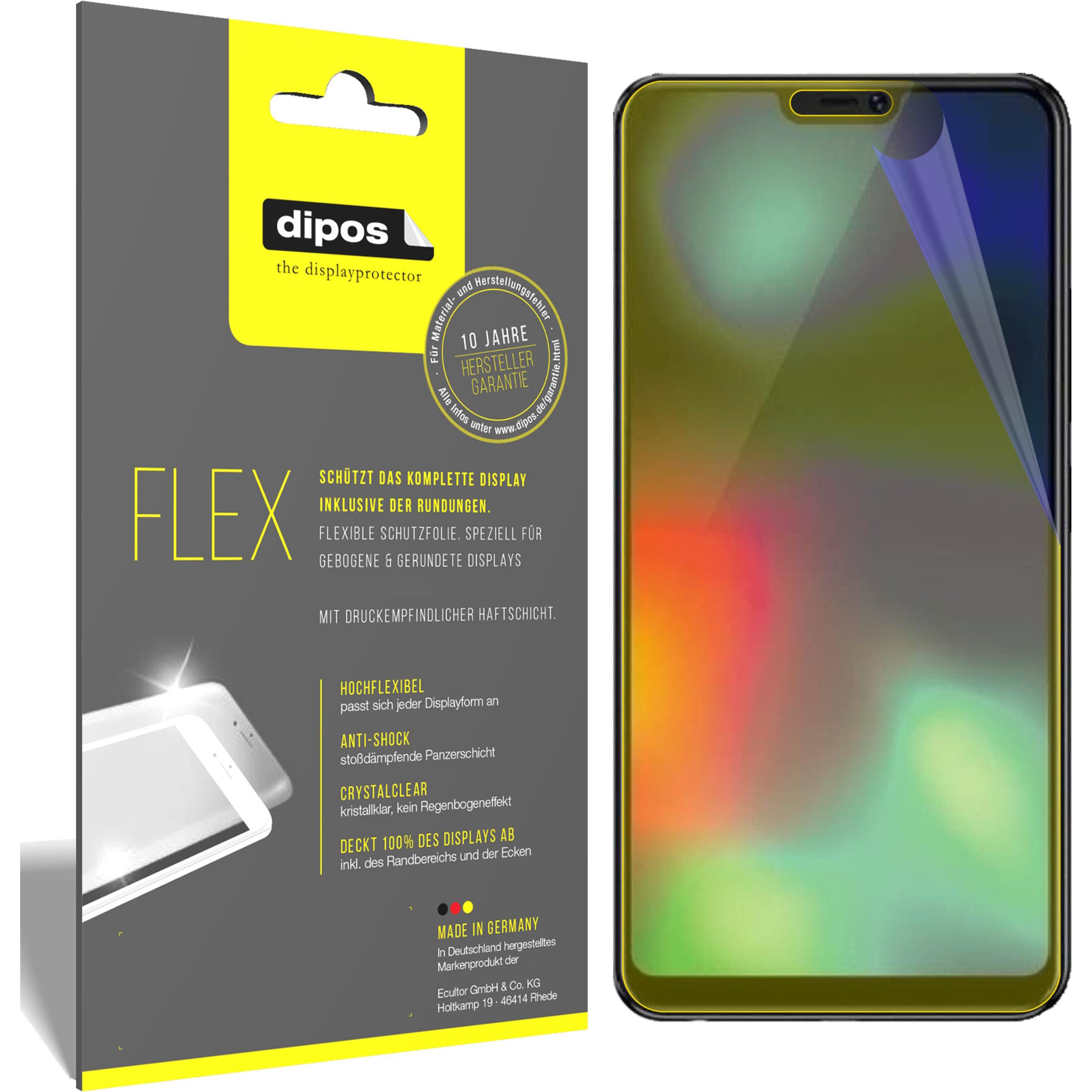 Thumbnail - Dipos Displayschutzfolie Full-Cover 3D (2 Stück, Vivo Z1i), Smartphone Schutzfolie, Transparent
