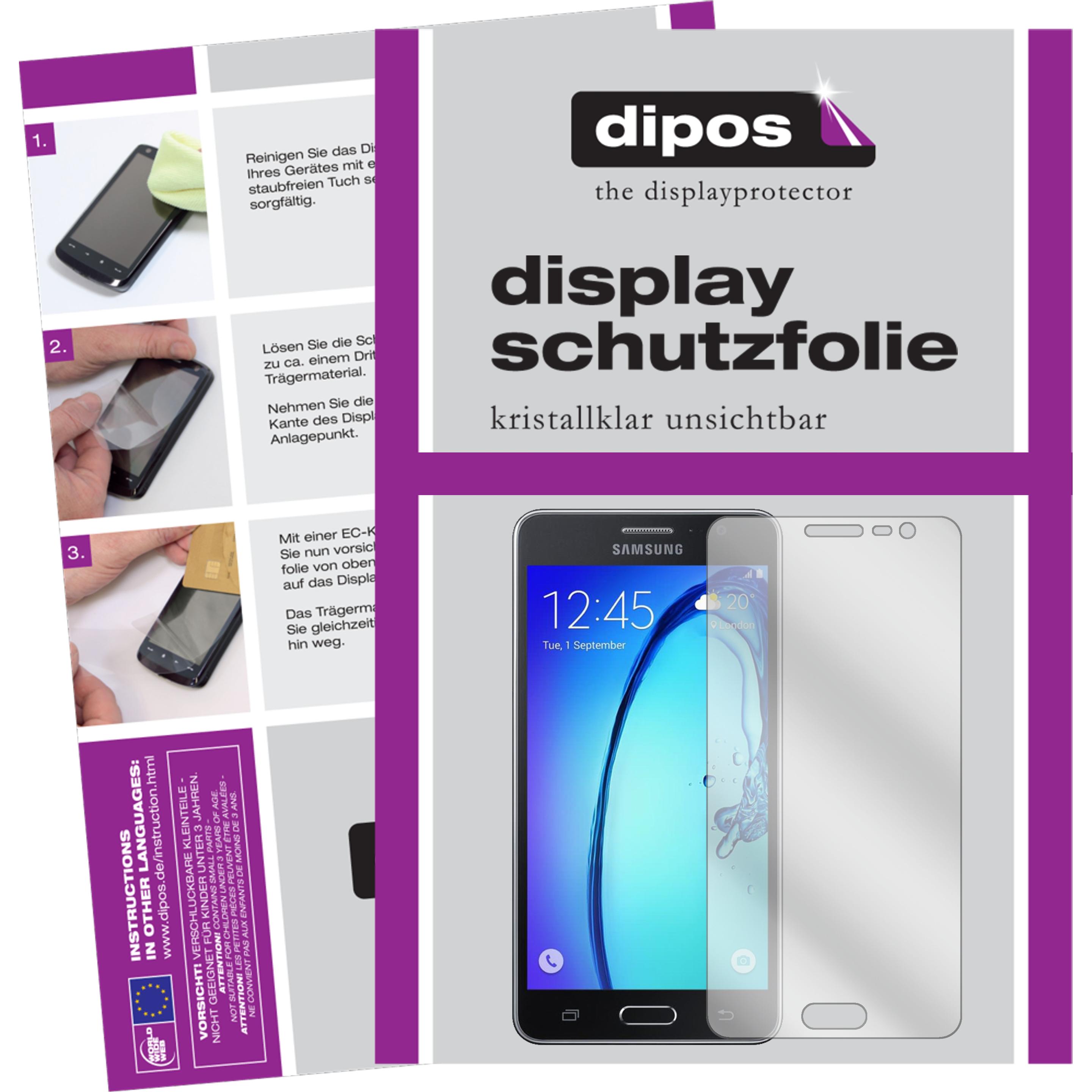 Dipos Displayschutzfolie Crystalclear (5 Stück, Samsung Galaxy On6), Smartphone Schutzfolie, Transparent