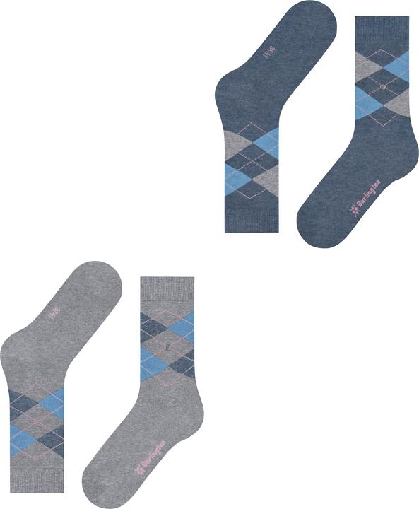 Immagine prodotto Burlington Socken Casual Bequem sitzend (Confezione da 2, 36 - 41)