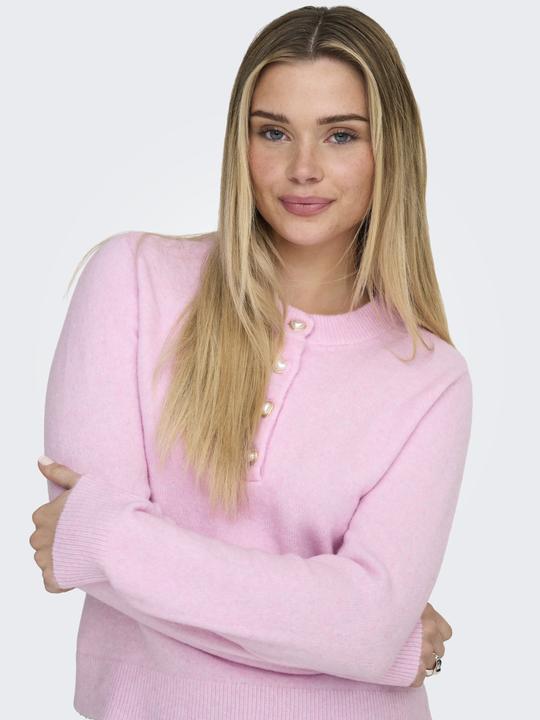 Produktbild Only Onlmacey Ls Oneck Half Button Knt (XL)