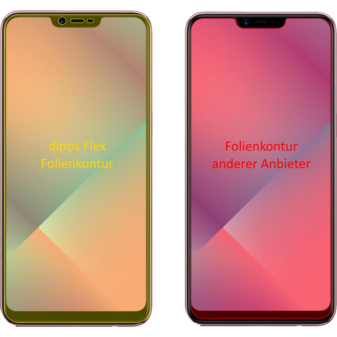 Thumbnail - Dipos Displayschutzfolie Full-Cover 3D (3 Stück, Oppo A5 (2020)), Smartphone Schutzfolie, Transparent