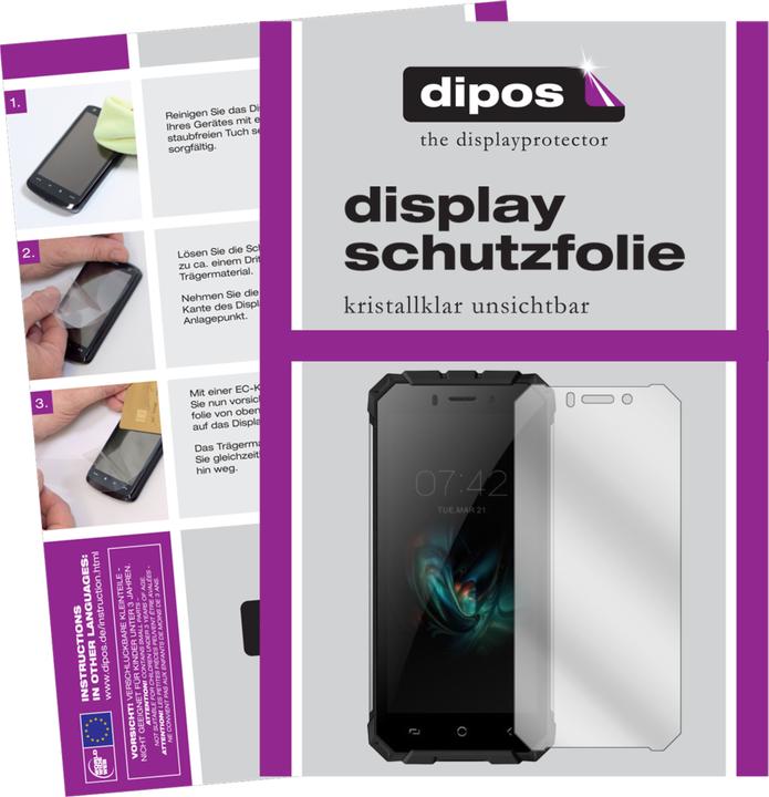 Actual product image Dipos Screen Protector Crystalclear (2 pcs., Ulefone Armor X)