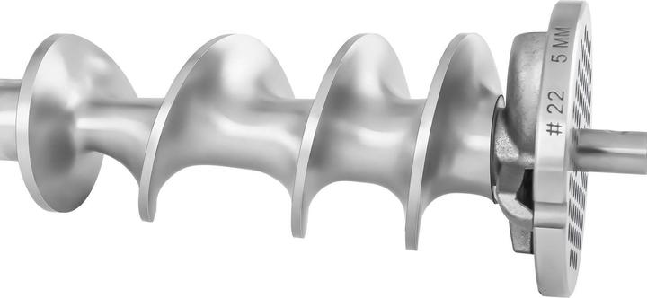 Produktbild Royal Catering Fleischwolf Edelstahl 1 Messer 1100W 220 Kg H Metzgerei Ladenwolf Elektrischer