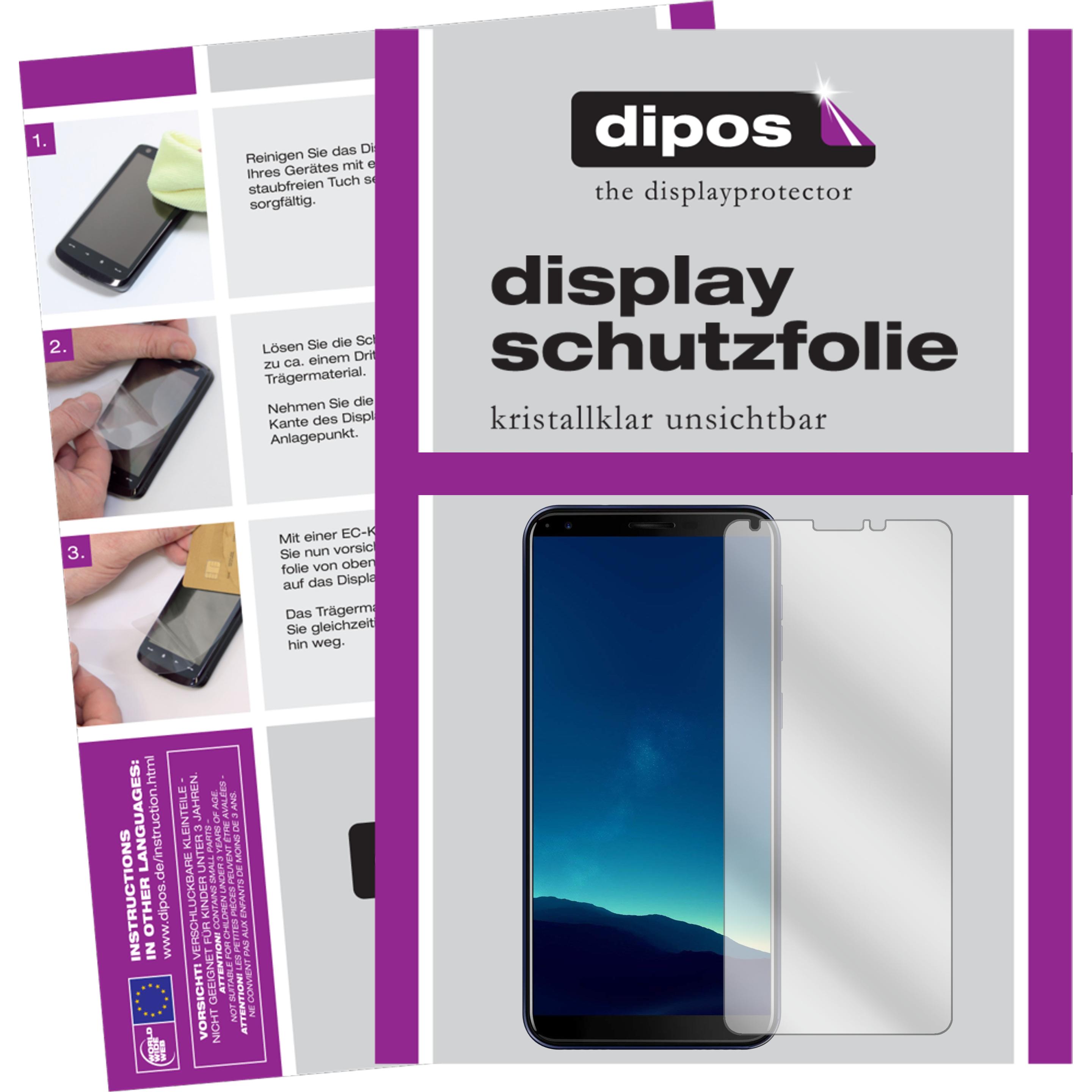 Thumbnail - Dipos Displayschutzfolie Crystalclear (2 Stück, Cubot R11), Smartphone Schutzfolie, Transparent