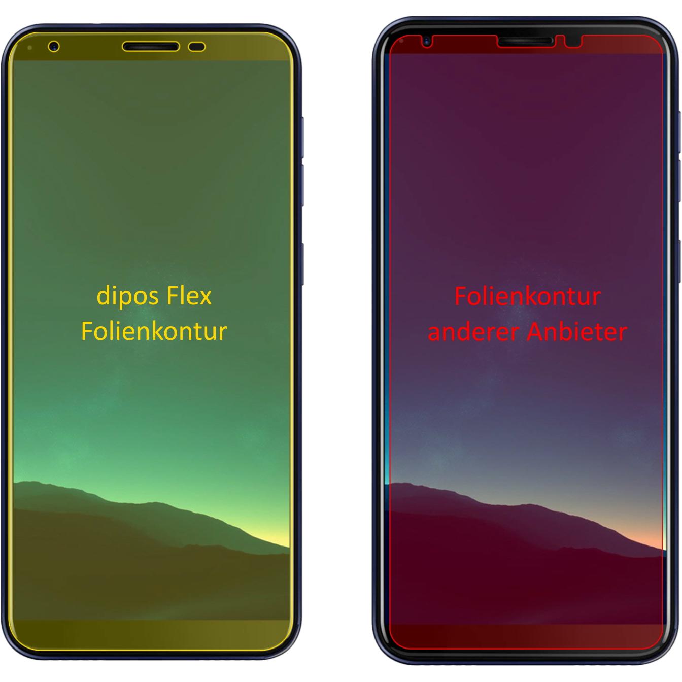 Thumbnail - Dipos Displayschutzfolie Full-Cover 3D (2 Stück, Cubot R11), Smartphone Schutzfolie, Transparent