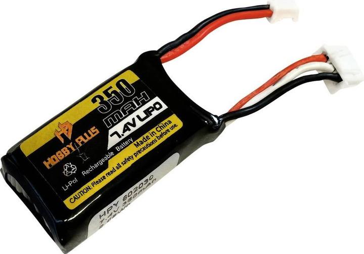 Actual product image Hobby Plus RC 7.4V 350mAh LiPo Battery (7.40 V, 350 mAh)
