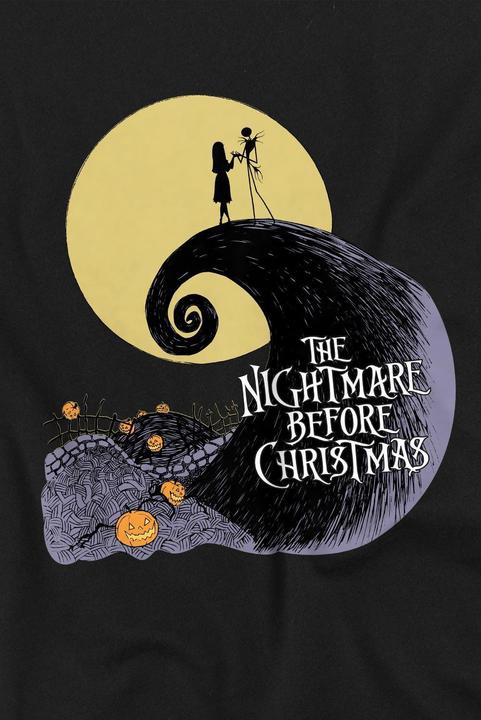 Immagine prodotto The Nightmare Before Christmas Maglietta Silhouette Lunare Bambini (152, 158)