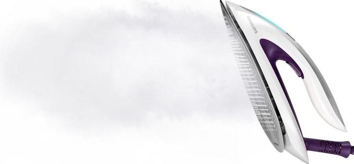 Immagine prodotto Philips GC9660/30 stazione stirante a vapore con piastra T-ionicGlide Viola, Bianco (2700 W, 520 g/min)