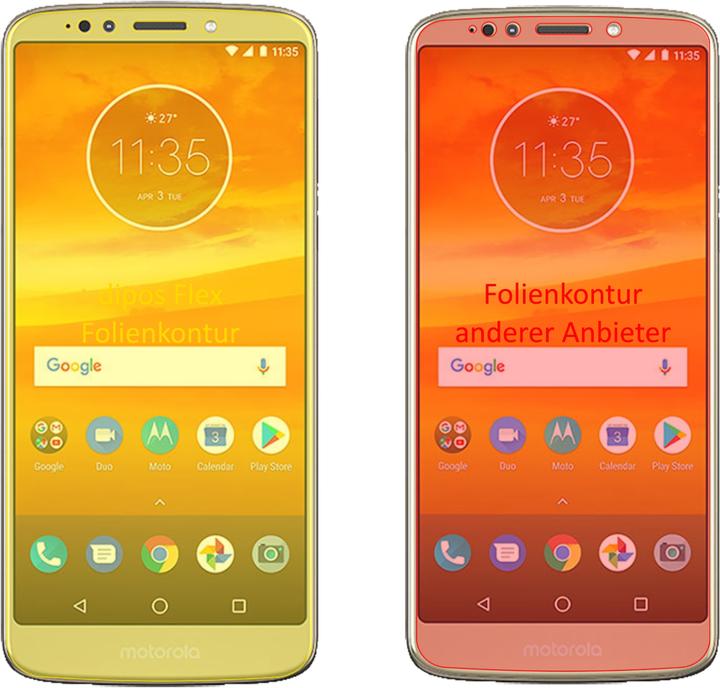 Image du produit Dipos Film de Protection d’écran Full-Cover 3D (2 pièce(s), Motorola Moto E5 Plus)