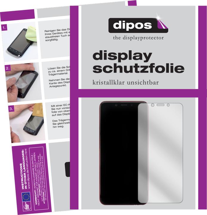 Dipos 6X Pellicola Protettiva Crystalclear Per Xiaomi Mi A2 – HD, Anti-graffio, Made In Germany