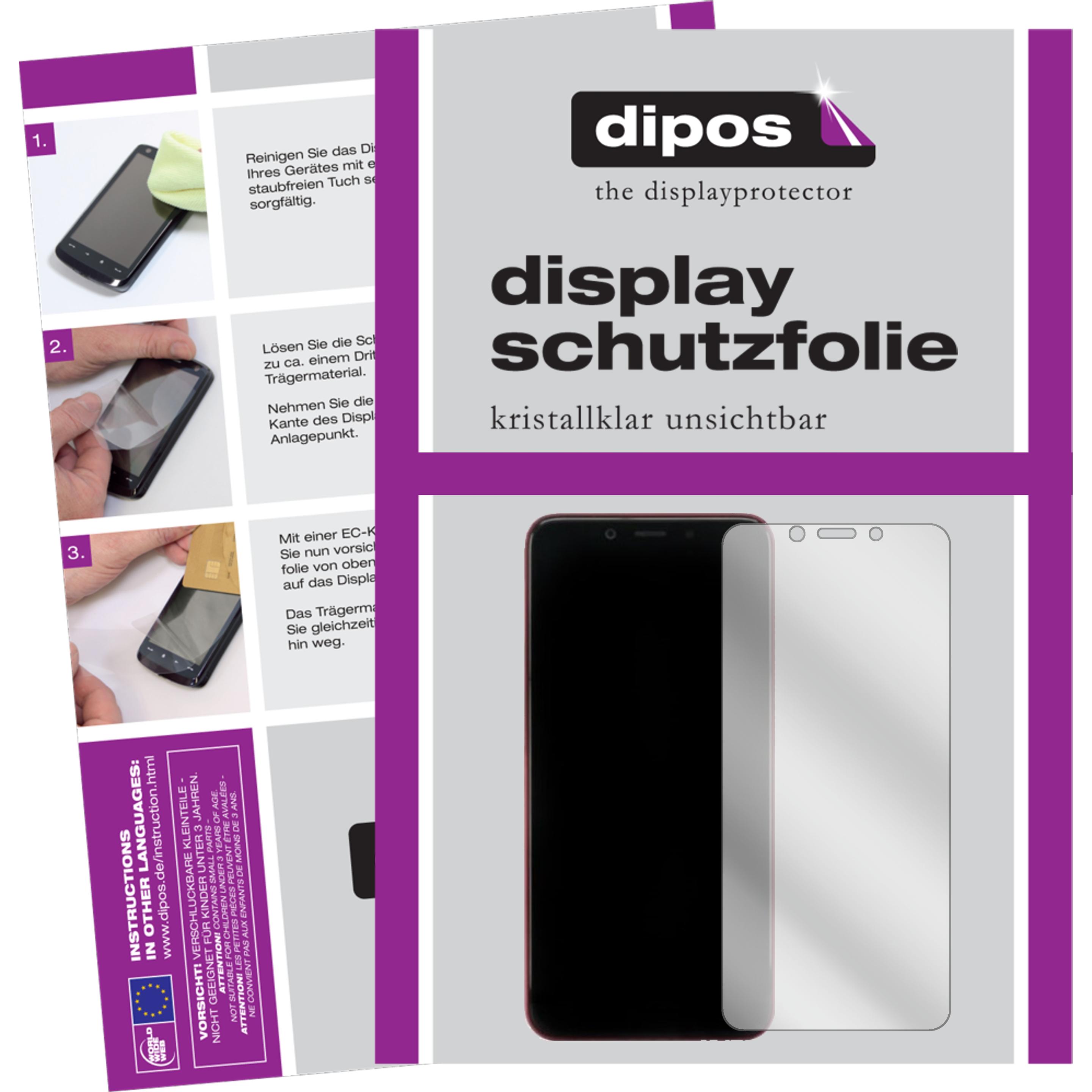 Thumbnail - Dipos Displayschutzfolie Crystalclear (2 Stück, Xiaomi Mi 6X), Smartphone Schutzfolie, Transparent