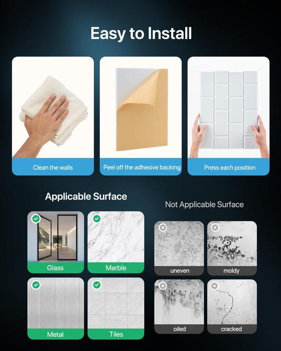 Produktbild Soundsbay Rechteckiges Akustikplatten Set (18 Stk.)