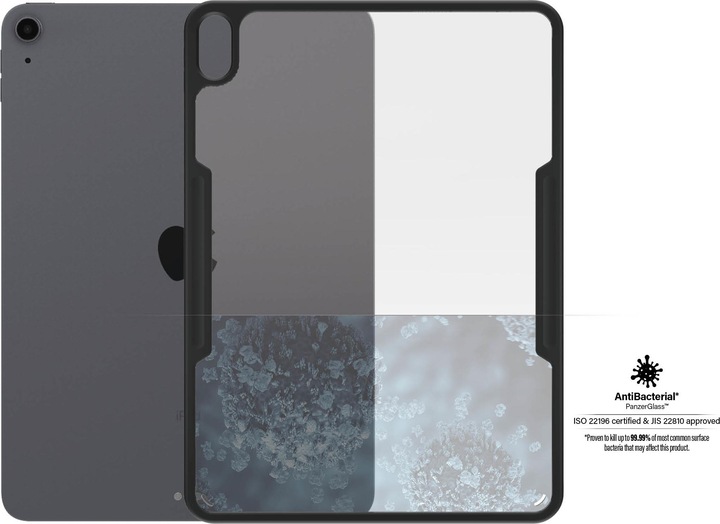 Produktbild PanzerGlass Back Cover ClearCase Black Edition AB iPad Air (2020) (IPad Air (2022))