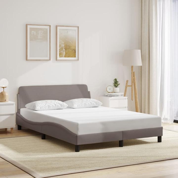 Produktbild VidaXL Bettgestell mit Kopfteil Stoff (120 x 200 cm)