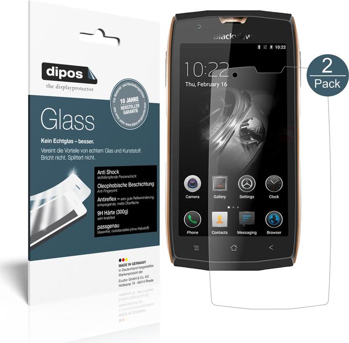 Actual product image Dipos Screen Protector Anti-Shock (1 pcs., Blackview BV7000)