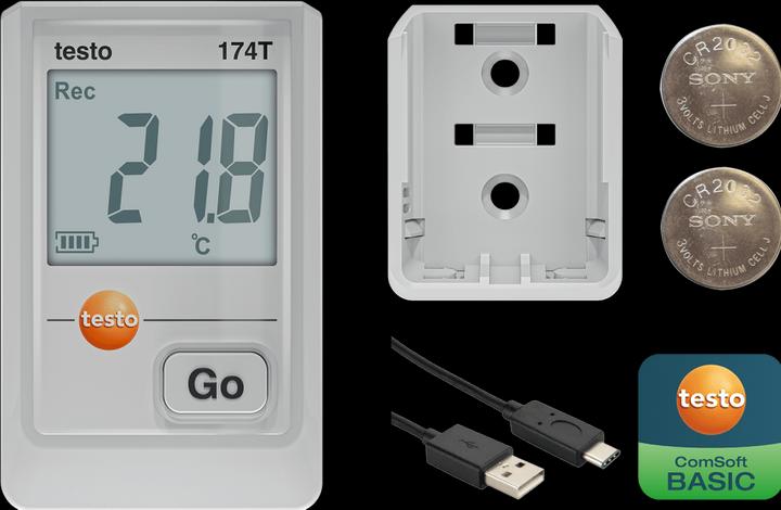 Produktbild Testo Mini-Datenlogger 174 T / USB-C