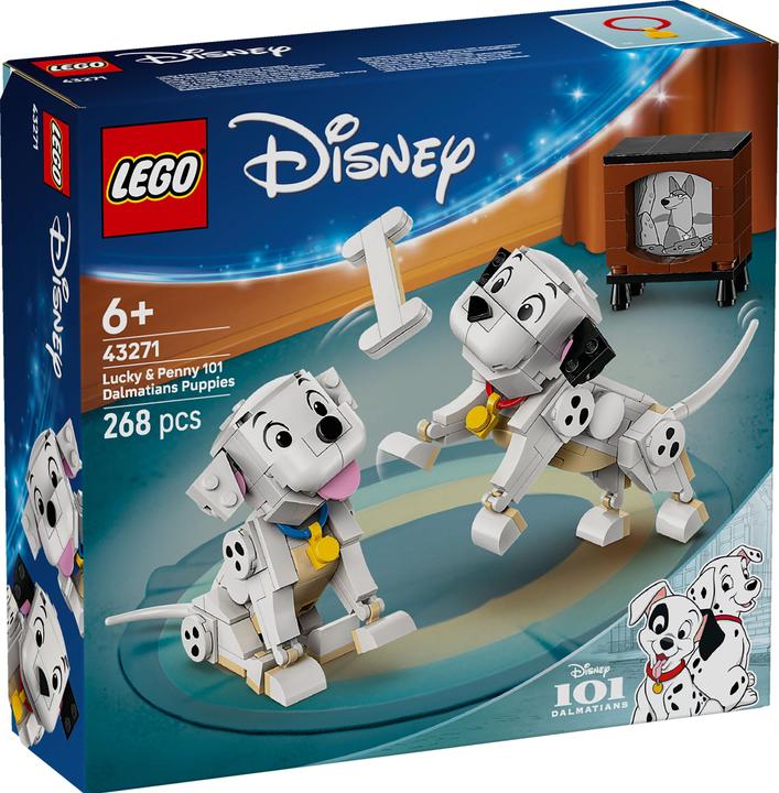 Image du produit LEGO Die Welpen Lucky und Penny aus 101 Dalmatiner (43271, LEGO Disney)