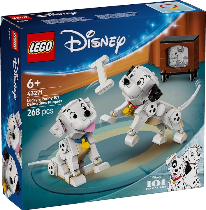 Actual product image LEGO Die Welpen Lucky und Penny aus 101 Dalmatiner (43271, LEGO Disney)